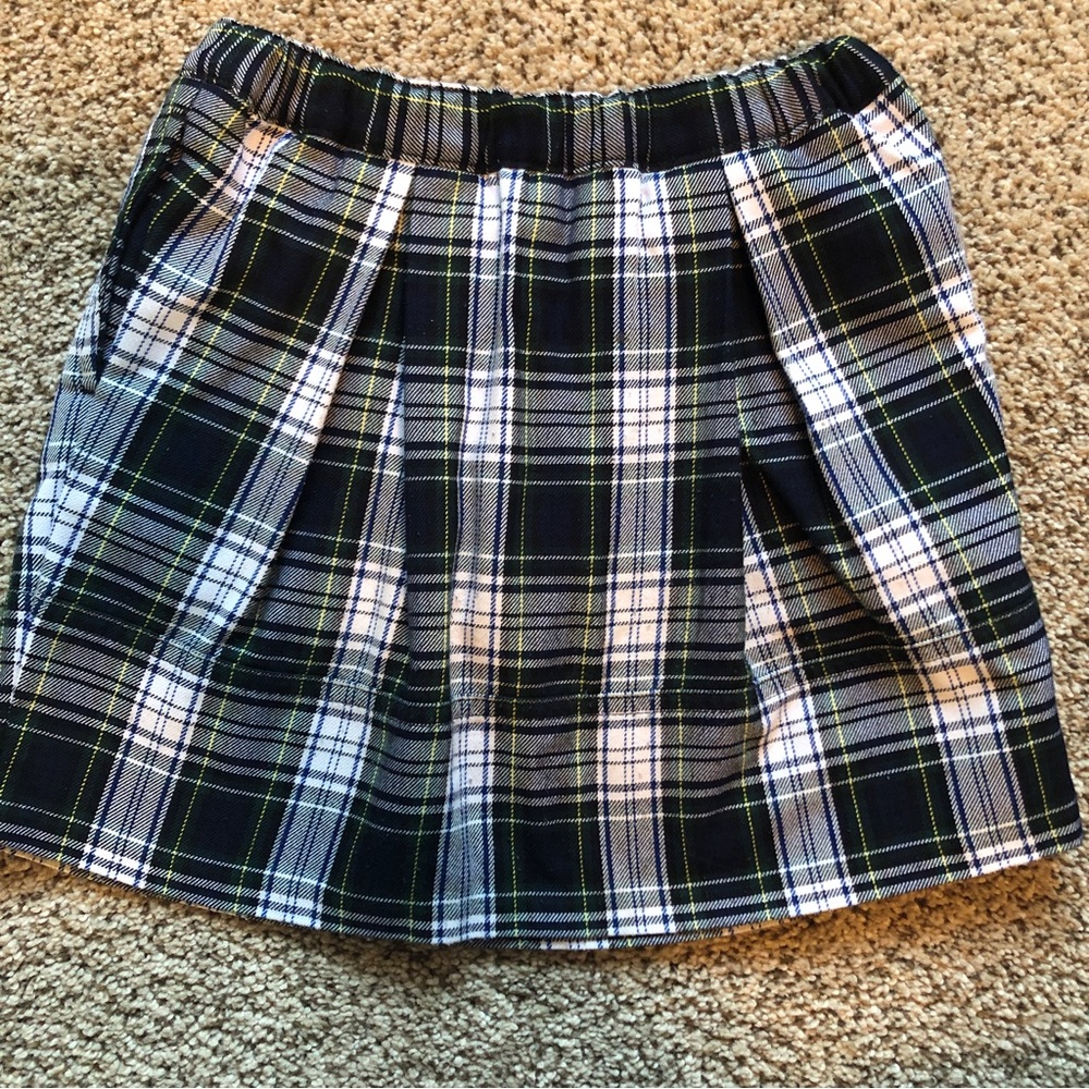 Lands’ End plaid skort Sz 5